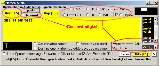 Morsen-Audio [F6]